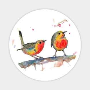 Two cute birds Magnet